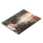Herfst Bamboepad Inktwassing Notitieboek (Linkerzijde)