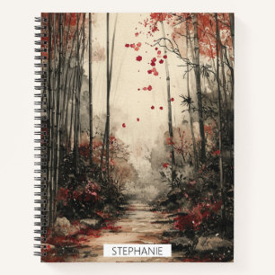 Herfst Bamboepad Inktwassing Notitieboek