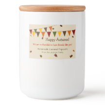 Herfst Banner Treat Label