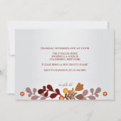 Herfst Banner Uitnodiging (Achterkant)