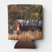 Herfst Barn in Centraal-Maryland Blikjeskoeler (Achterkant)