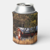 Herfst Barn in Centraal-Maryland Blikjeskoeler (Blikje Achterkant)