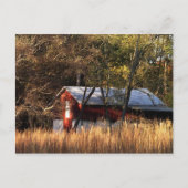 Herfst Barn in Centraal-Maryland Briefkaart (Voorkant)