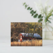 Herfst Barn in Centraal-Maryland Briefkaart (Staand voorkant)