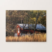 Herfst Barn in Centraal-Maryland Legpuzzel (Horizontaal)