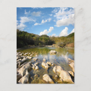 Herfst Barton Creek in Austin Texas 2 Briefkaart
