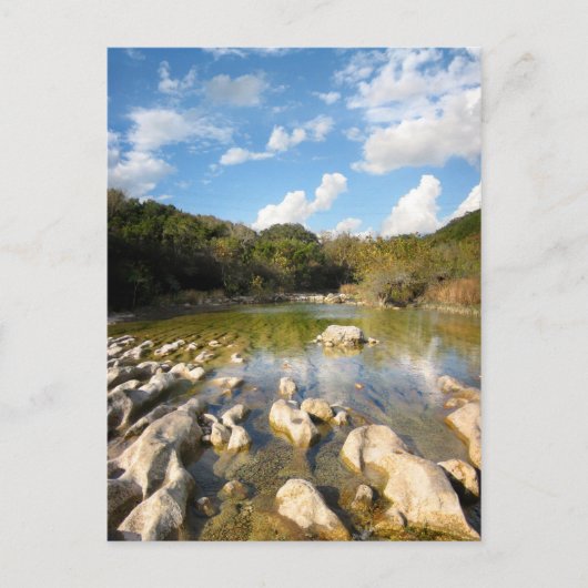 Herfst Barton Creek in Austin Texas 2 Briefkaart (Voorkant)