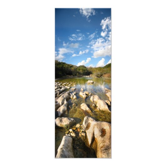 Herfst Barton Creek in Austin Texas 2 Foto Afdruk (Voorkant)