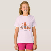 Herfst Basics Gezellige Herfst Esthetische Pompoen T-shirt (Voorkant volledig)