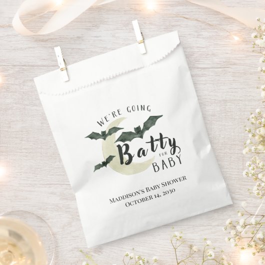 Herfst Batty voor Baby Bat Halloween Baby shower Bedankzakje (Geknipt)