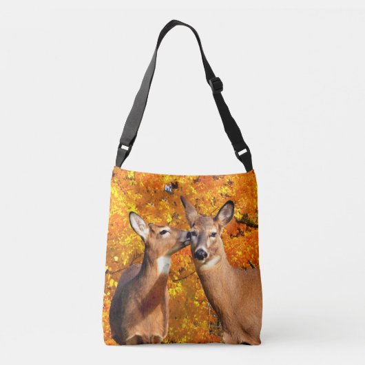 "Herfst Beauties"  Crossbody Tas (Achterkant)