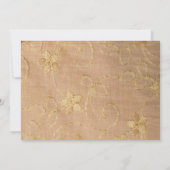  HERFST BEAUTY Lacey Bat Mitzvah Uitnodiging (Achterkant)