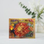 Herfst Beauty ~ Thanksgiving Briefkaart (Staand voorkant)