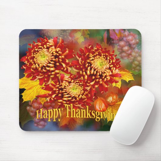 Herfst Beauty ~ Thanksgiving Mousepad. Muismat (Met muis)