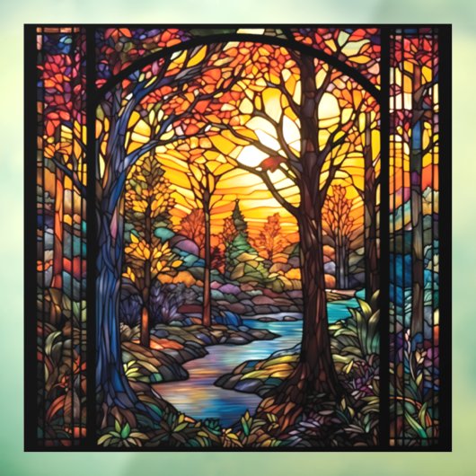 Herfst Beauty Window Cling Raamsticker (Vel 3)