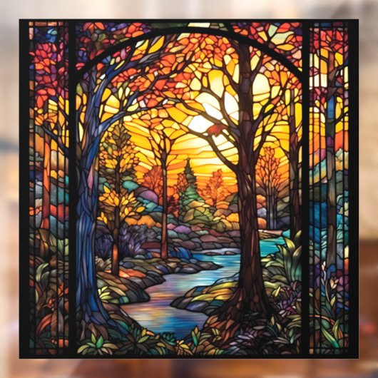 Herfst Beauty Window Cling Raamsticker (Vel 2)