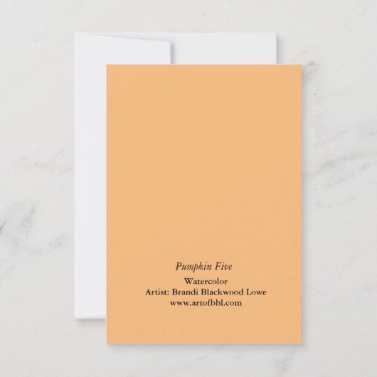 Herfst Bedankkaart (Achterkant)