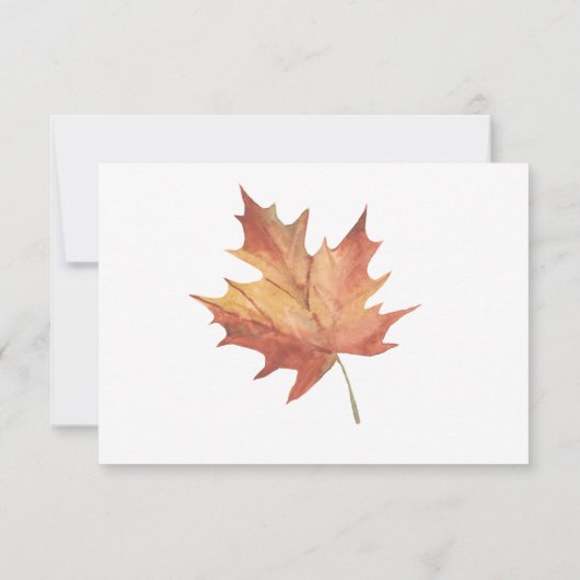 Herfst Beer met pompoen - dank u Bedankkaart (Achterkant)