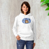 Herfst Beer met vallende bladeren Hoodie