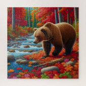 Herfst Beer puzzel (Verticaal)