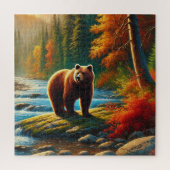 Herfst Beer puzzel (Verticaal)