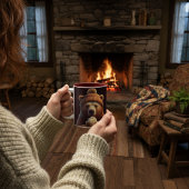 Herfst Beer Thanksgiving Pompoen Spice Hot Cacao Tweekleurige Koffiemok