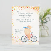 Herfst Beer Uitnodiging (Staand voorkant)