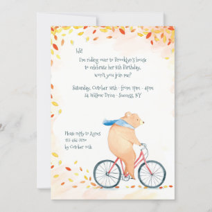 Herfst Beer Uitnodiging