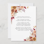 Herfst Begrafenis voor altijd in ons hart Gedichte (Achterkant)