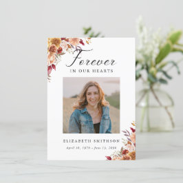 Herfst Begrafenis voor altijd in ons hart Gedichte