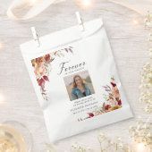 Herfst Begrafenis voor altijd in ons hart Gedichte Bedankzakje (Geknipt)