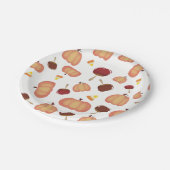 Herfst Behandeling Papieren Bordje (Gekanteld)