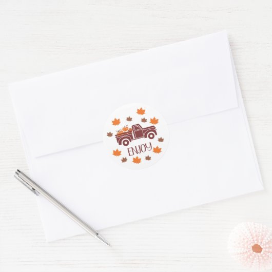 Herfst Behandeling Stickers (Envelop)