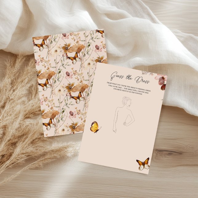 Herfst Beige Wildflower Raad het Bruidsjurk Spel (Creator heeft geüpload)