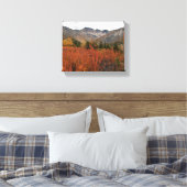 Herfst berglandschap canvas afdruk (Insitu (Slaapkamer))