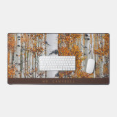 Herfst Berken Espen Colorado Bomen Bureaumat (Keyboard & Muis)