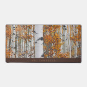 Herfst Berken Espen Colorado Bomen Bureaumat (Voorkant)