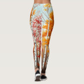 Herfst Berken Leggings (Achterkant)