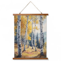 Herfst Berkenbomen Natuur Landschap Kunst