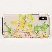 Herfst Berries op een iPhone Case (Achterkant (horizontaal))