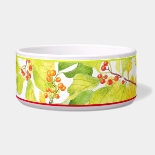 Herfst bessen op een Salade Bowl Voerbakje