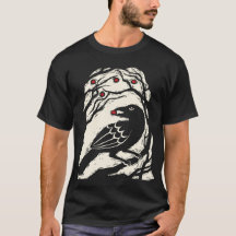 Herfst Bessen Vogel Print Essentieel