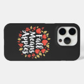 Herfst betekent appels plukken seizoen Herfst  Case-Mate iPhone Case (Achterkant (horizontaal))