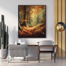 Herfst betovering: mystiek bos