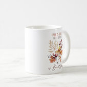 Herfst bewijst dat verandering mooi gebladerte is koffiemok (Voorkant rechts)