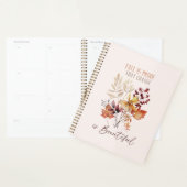 Herfst bewijst dat verandering mooi gebladerte is planner (Display)