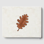 Herfst Bigoudenboek Gastenboek (Achterkant)