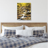 Herfst bij Big Creek Canvas Afdruk (Insitu (Slaapkamer))