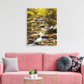 Herfst bij Big Creek Canvas Afdruk (Insitu (Woonkamer))