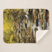 Herfst bij Big Creek Sherpa Deken (Voorkant (horizontaal))